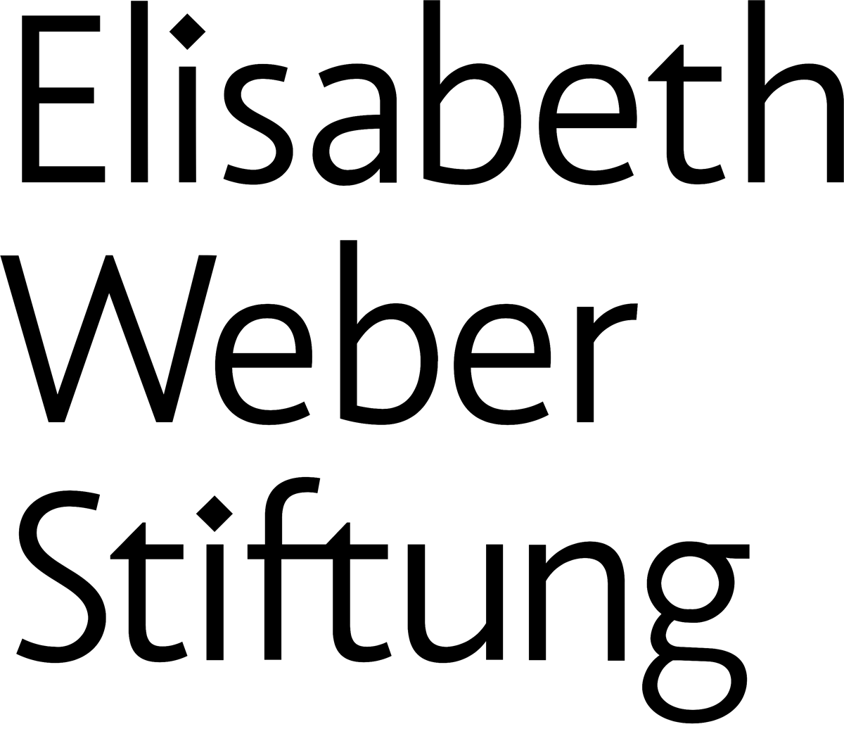 Logo «Elisabeth Weber Stiftung»